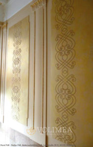 Volimea Goldlasur Prägetechnik Flur