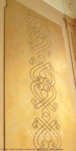 Volimea Goldlasur Prägetechnik Flur