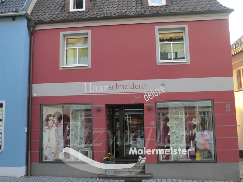 Fassadenanstrich und Oberputz, nebst Fassadenbeschriftung | Maler Etzweiler
